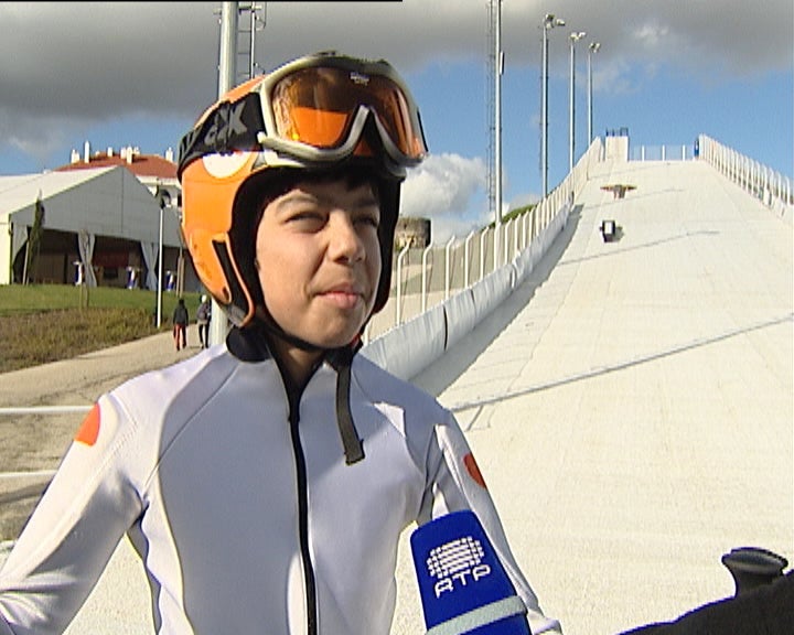 Diogo Macedo, uma promessa no esqui