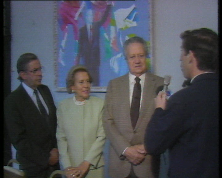 Visita de Mário Soares à sede de candidatura