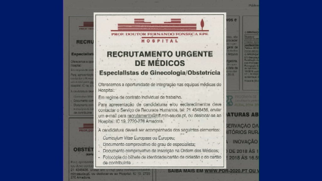 Demissões no hospital Amadora-Sintra