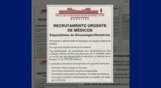 Demissões no hospital Amadora-Sintra