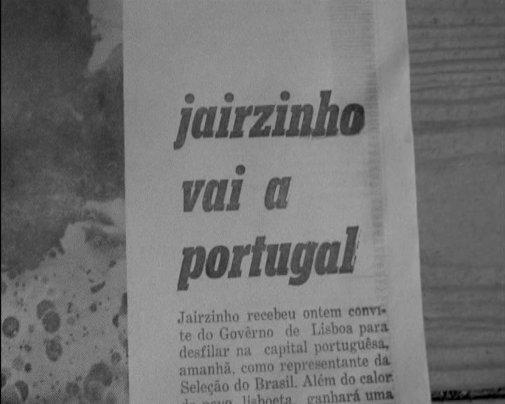 Notícias sobre a visita do jogador Jairzinho a Portugal