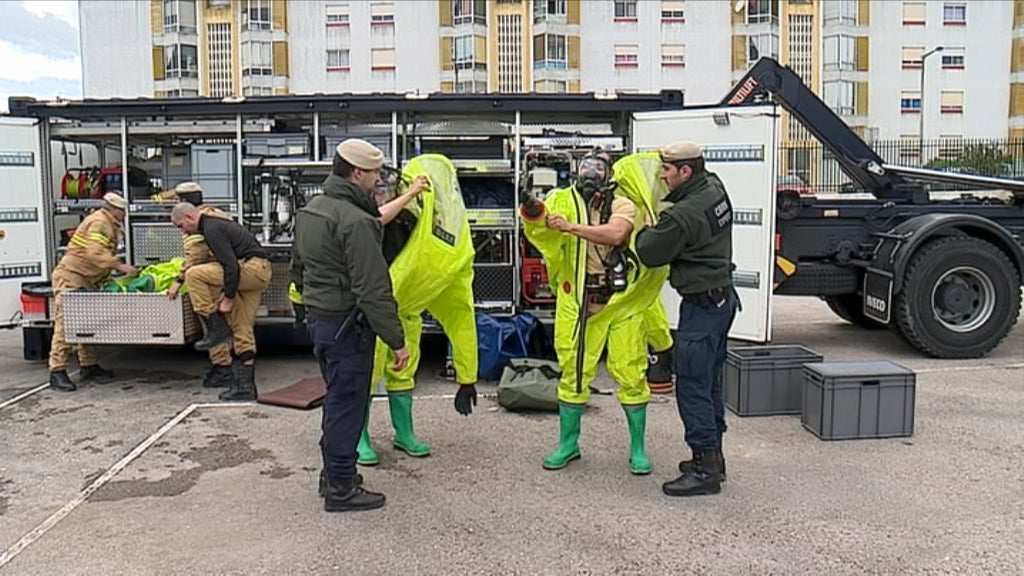 Simulacro de sismo no Sardoal