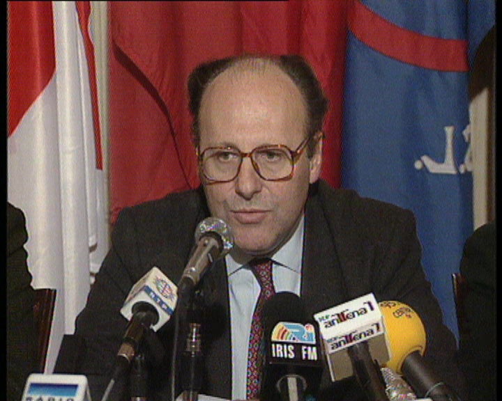 Conferência de imprensa de João Proença