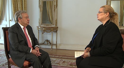 António Guterres distinguido