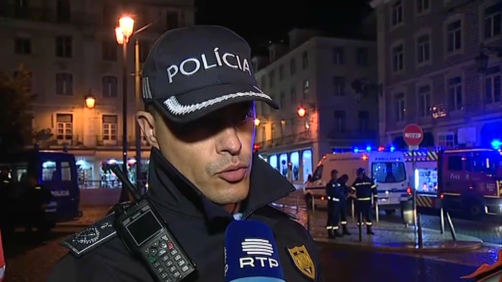 Incêndio em hotel em Lisboa