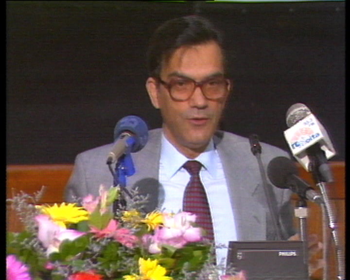 Conferência de imprensa de José Oliveira e Costa