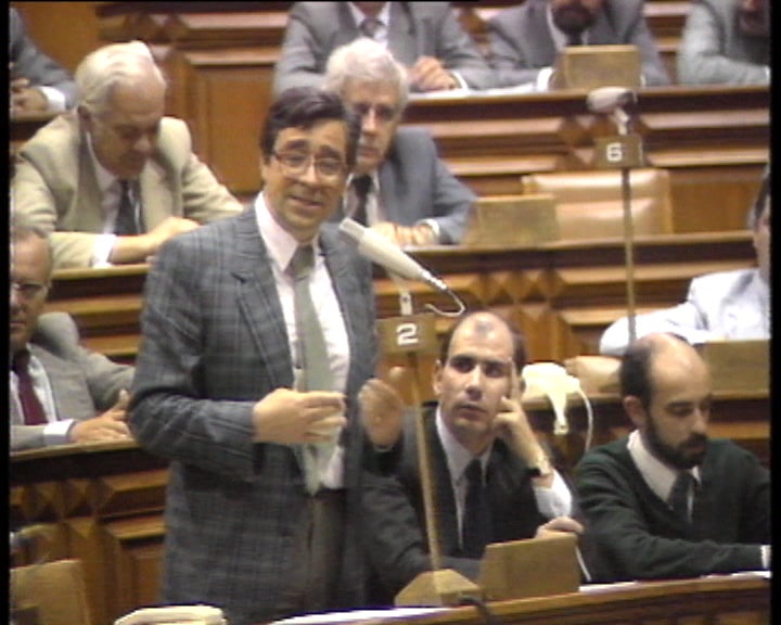 Sessão parlamentar sobre a revisão constitucional