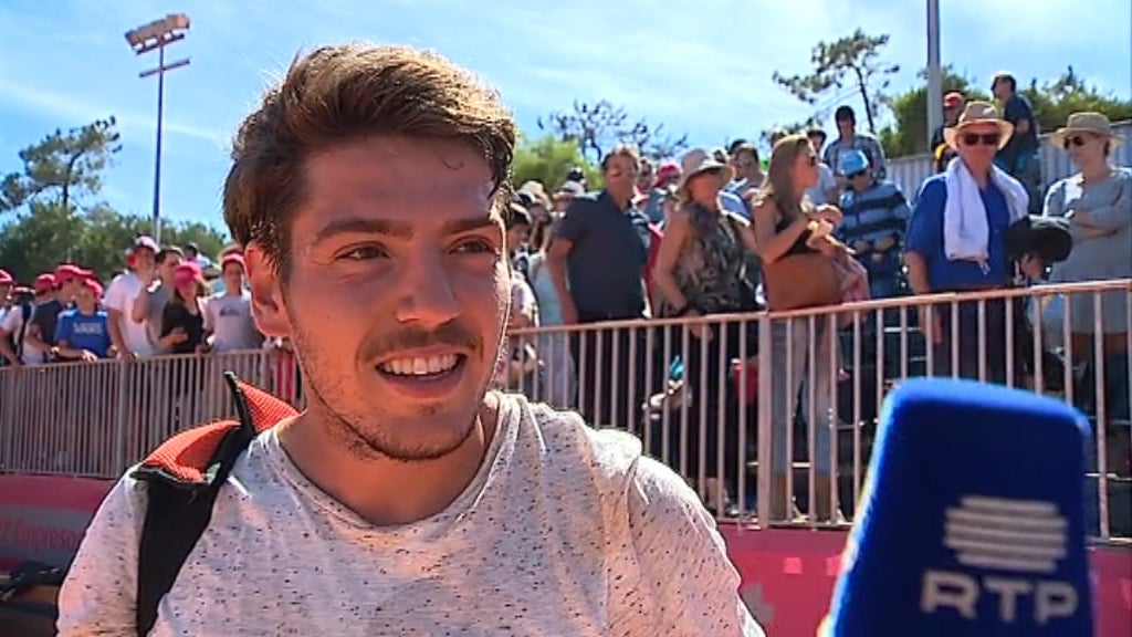 Ténis: Declarações de João Domingues