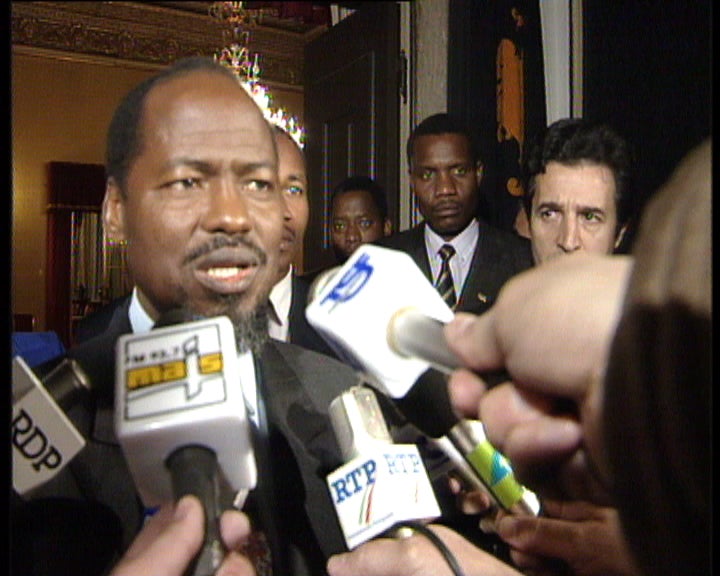Joaquim Chissano em Lisboa