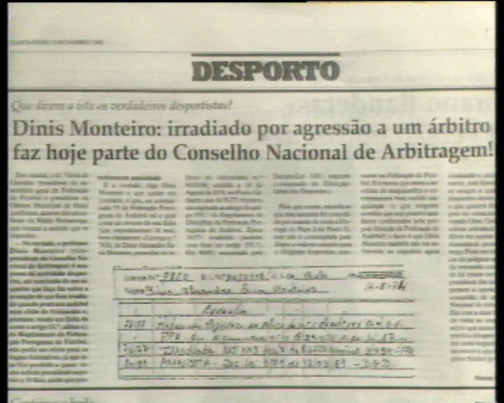Destituição de Dinis Monteiro