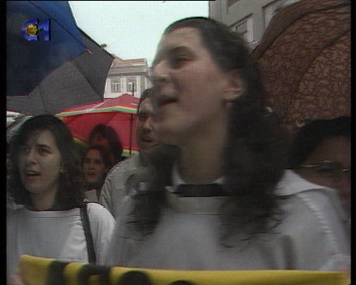 Greve e manifestação de estudantes de medicina