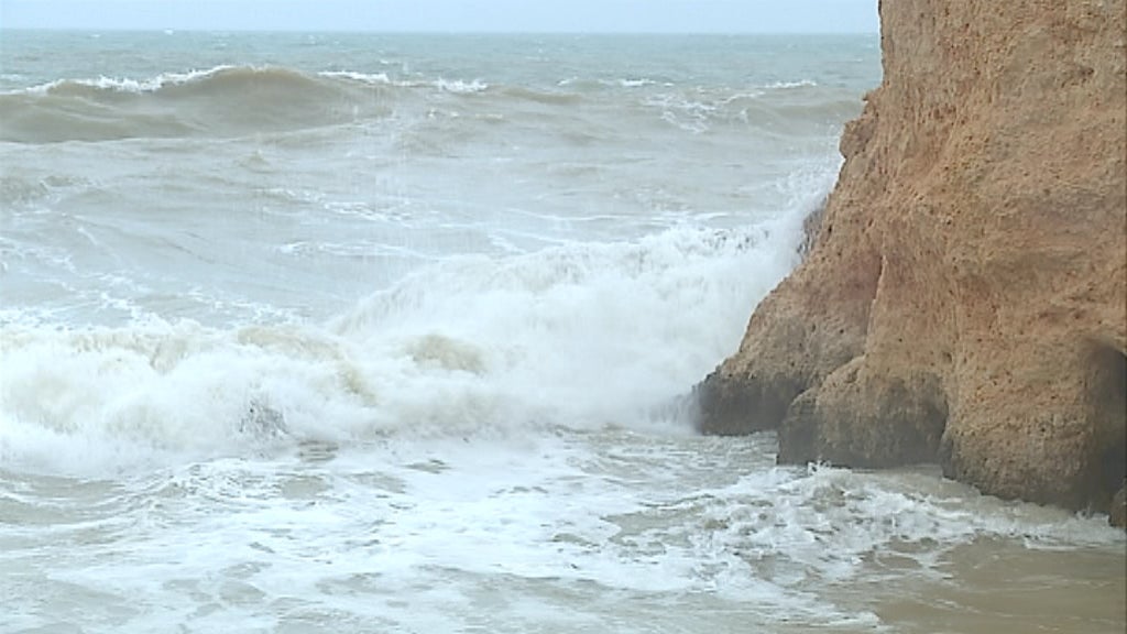 Mau tempo no Algarve