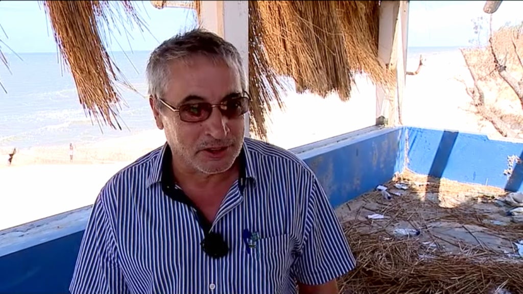 Ciclone Idai destrói restaurante em Moçambique