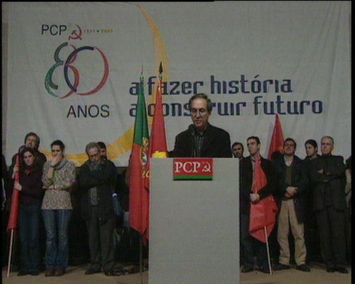 Comemoração do 80º aniversário do PCP