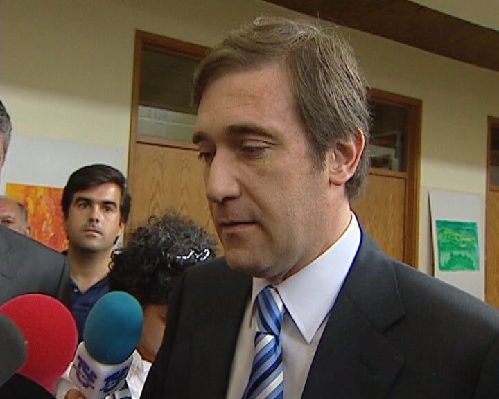 Pedro Passos Coelho sobre o aumento dos impostos