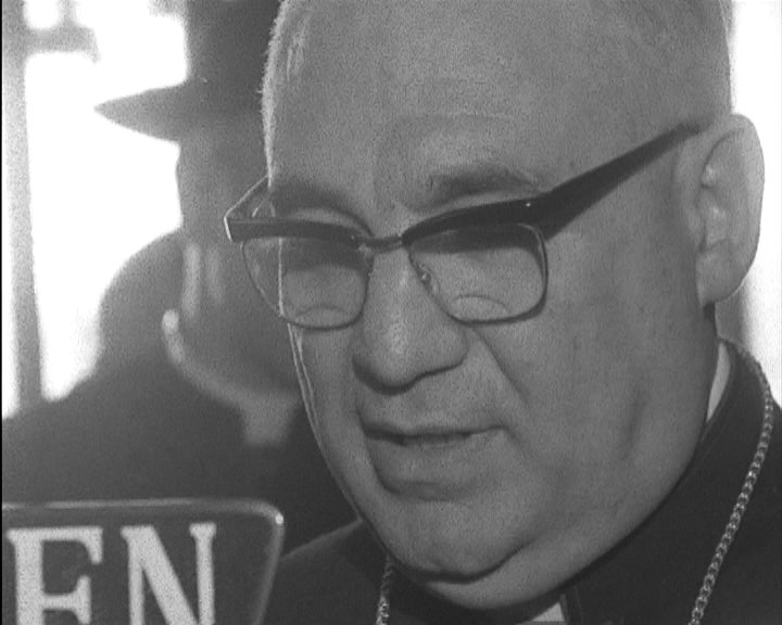 Partida do Cardeal Péricle Felici para Barcelona