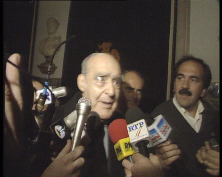 Reunião de Mário Soares com ex-Presidentes