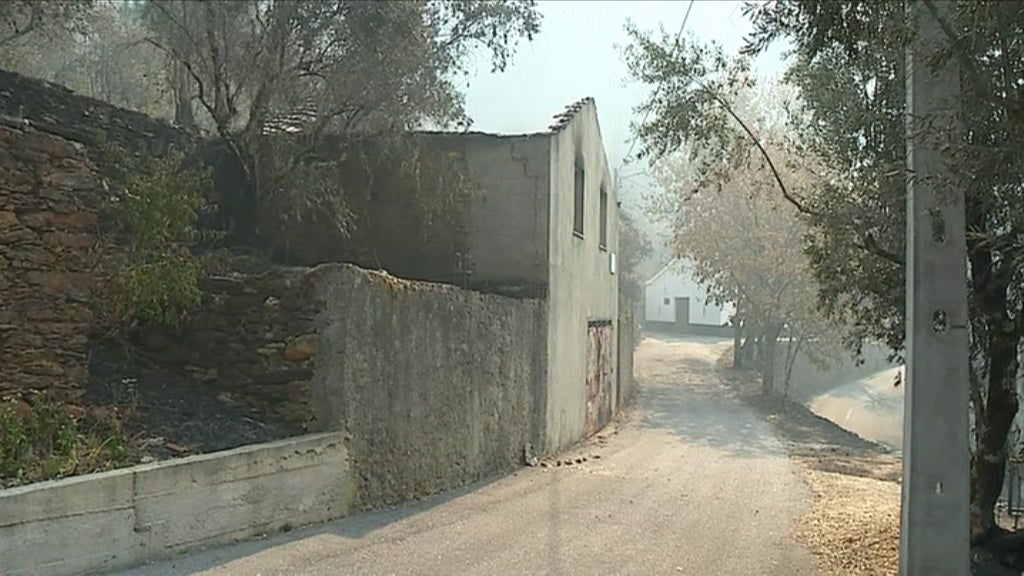 Incêndio florestal em Pampilhosa da Serra