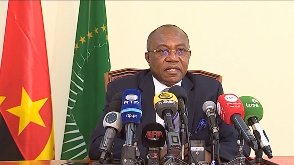 Conferência de imprensa de Manuel Augusto