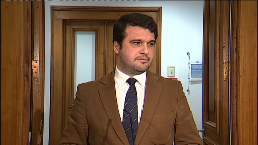 Conferência de imprensa de João Paulo Correia