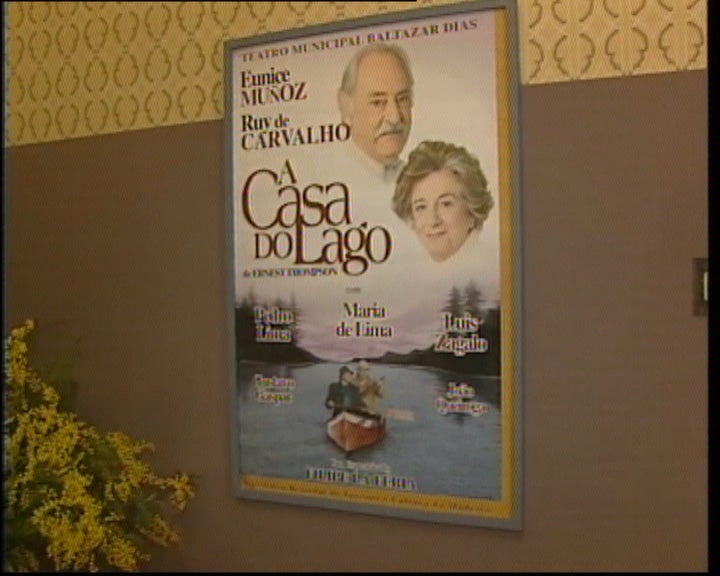 Bastidores da peça de teatro ”Ifigénia”