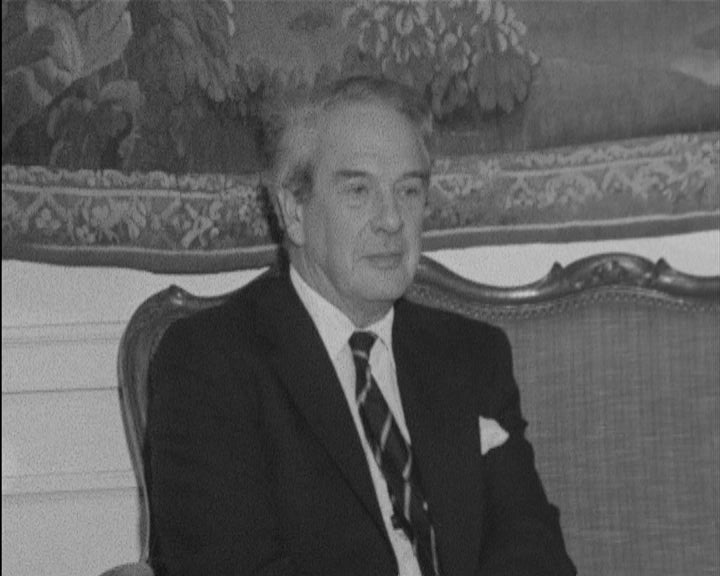 Reunião entre Mário Soares e Yves Le Portz