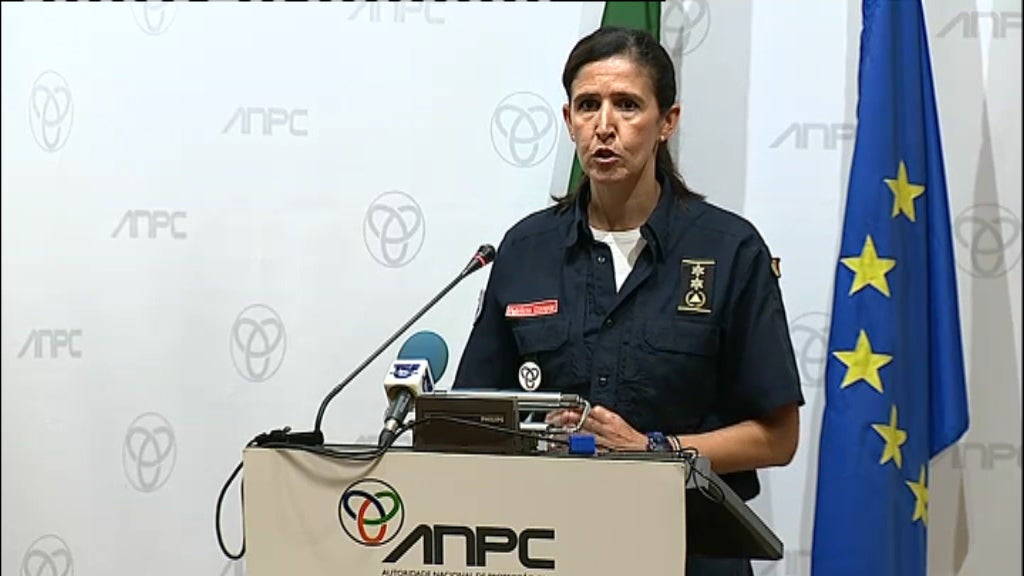 Briefing da Proteção Civil sobre incêndios florestais