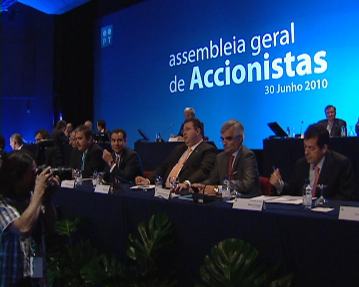 Assembleia geral de acionistas da PT