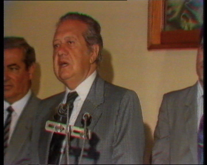 Visita de Mário Soares ao Porto Santo