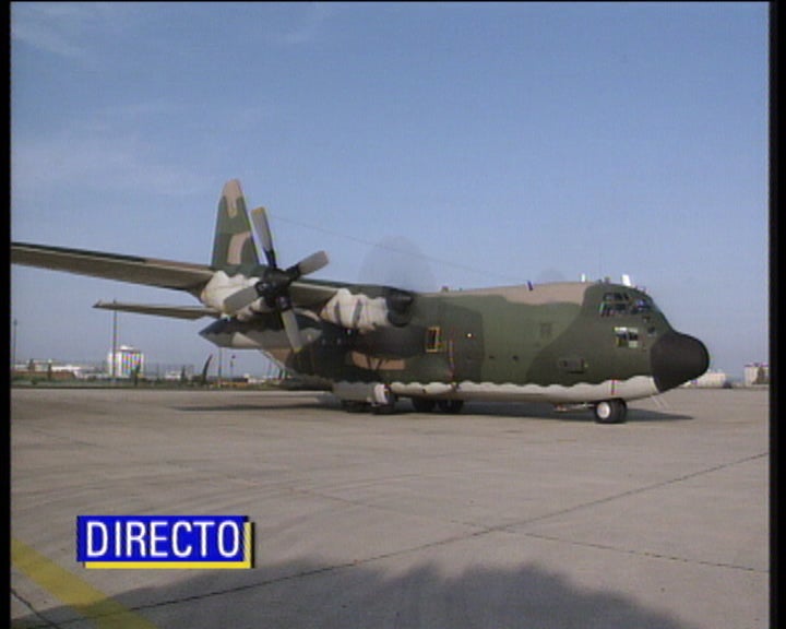Chegada do Hércules C-130