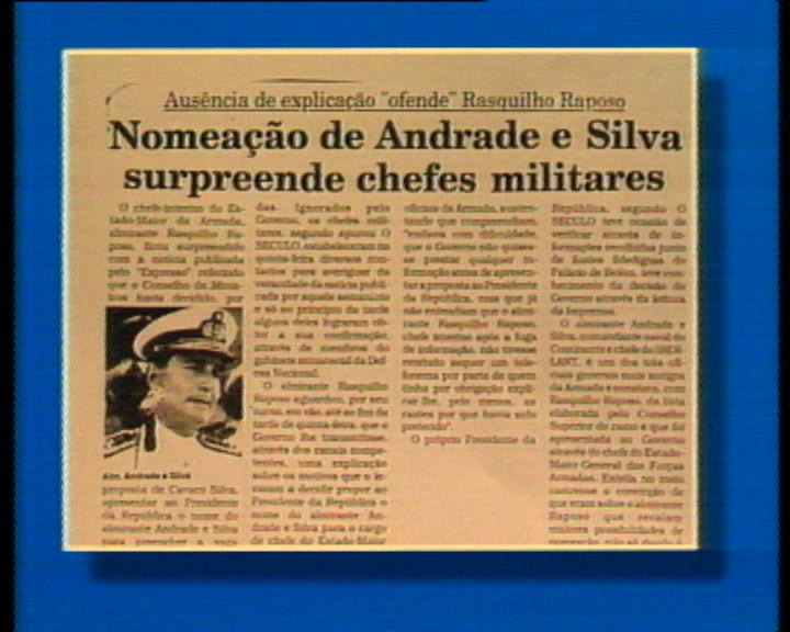 Tomada de posse de Andrade e Silva