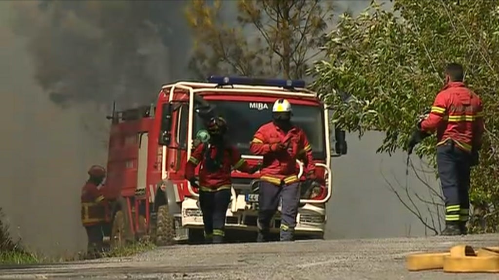 Incêndio florestal em Pampilhosa da Serra