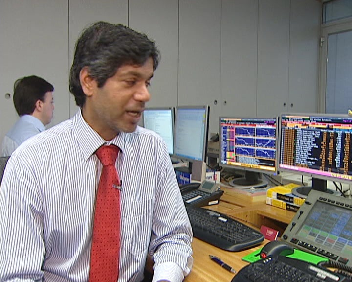 Queda na Bolsa de Valores de Lisboa