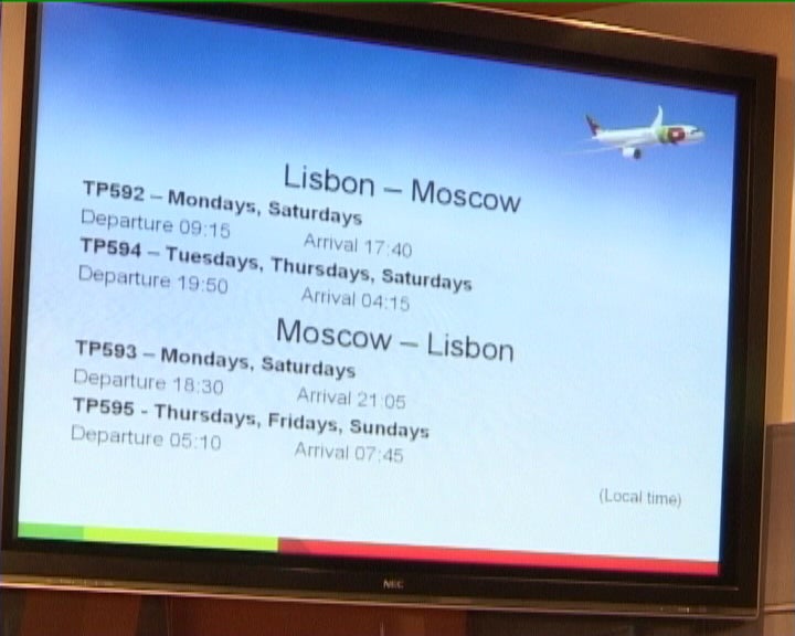 Feira de turismo em Moscovo