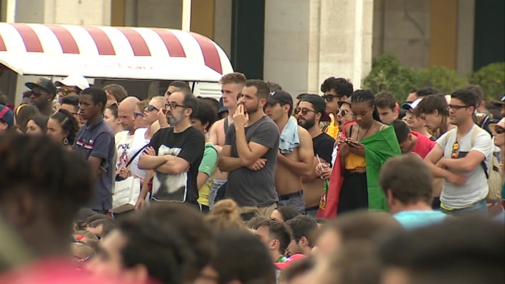 Mundial 2018: Adeptos no Fan Park para o jogo Portugal vs Marrocos