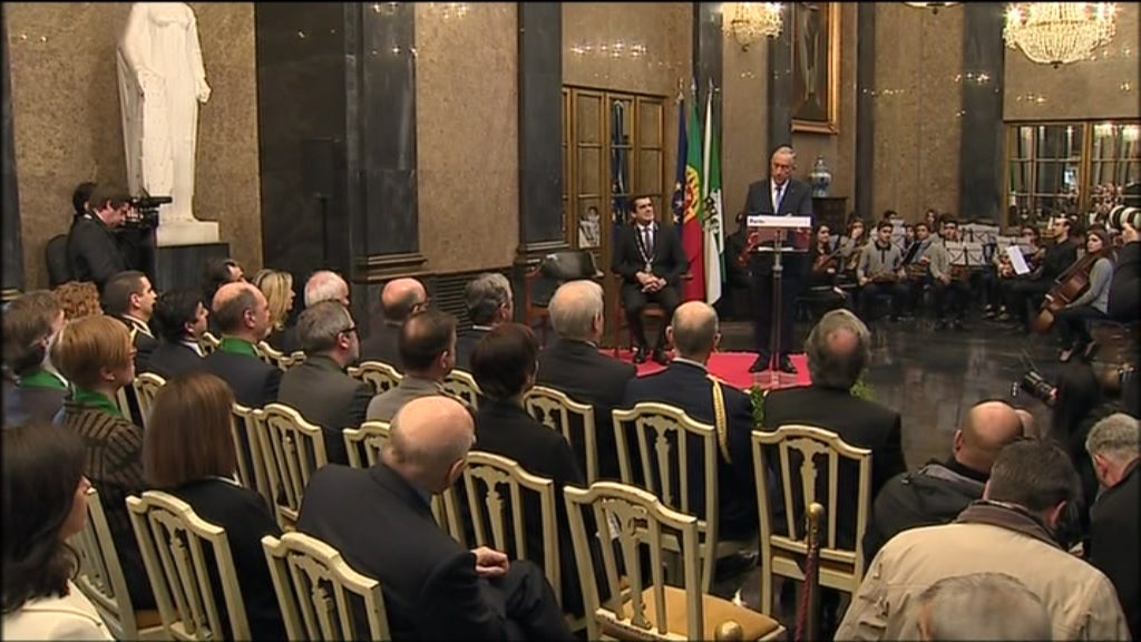 Tomada de posse do presidente da República no Porto