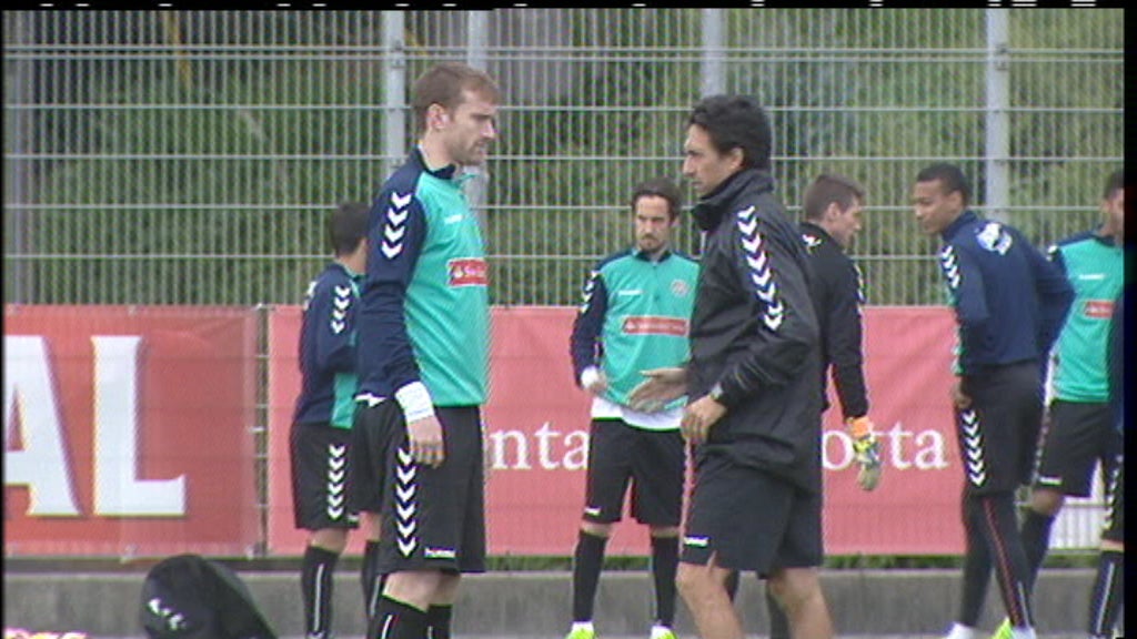 Futebol: treino do Clube Desportivo Nacional