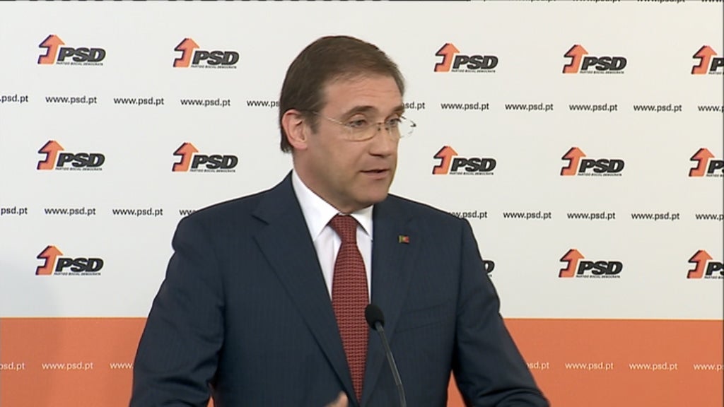 Conferência de imprensa de Passos Coelho II