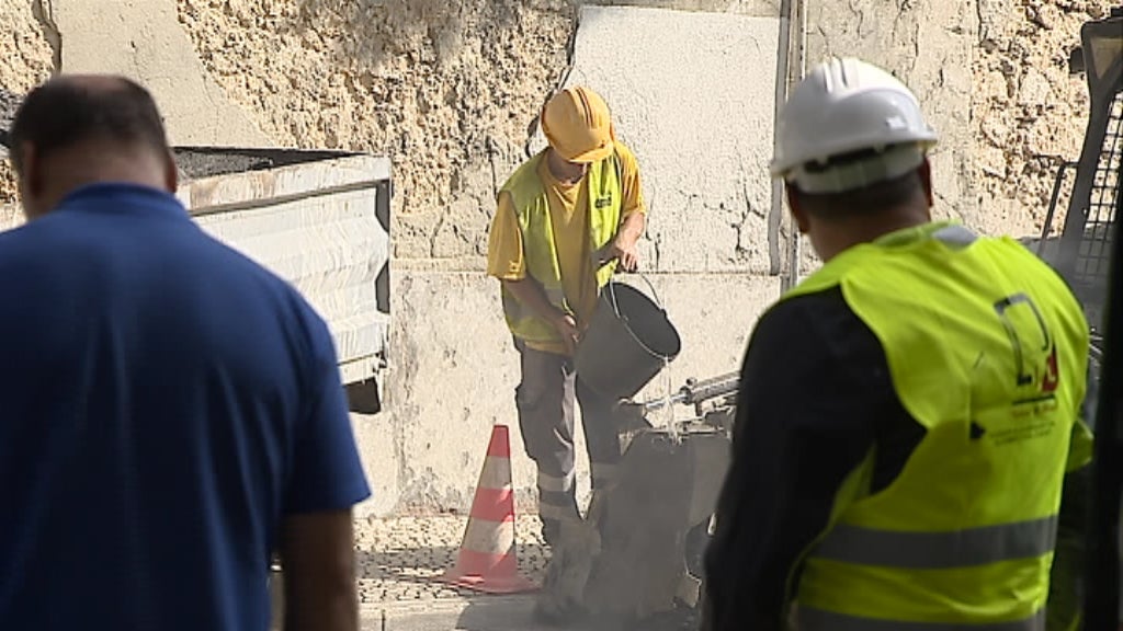 Abatimento de piso em Alcântara