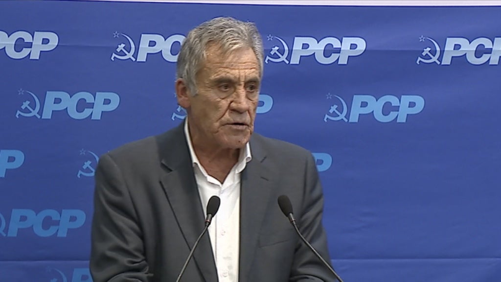 Jerónimo de Sousa nas celebrações do jornal “Avante”