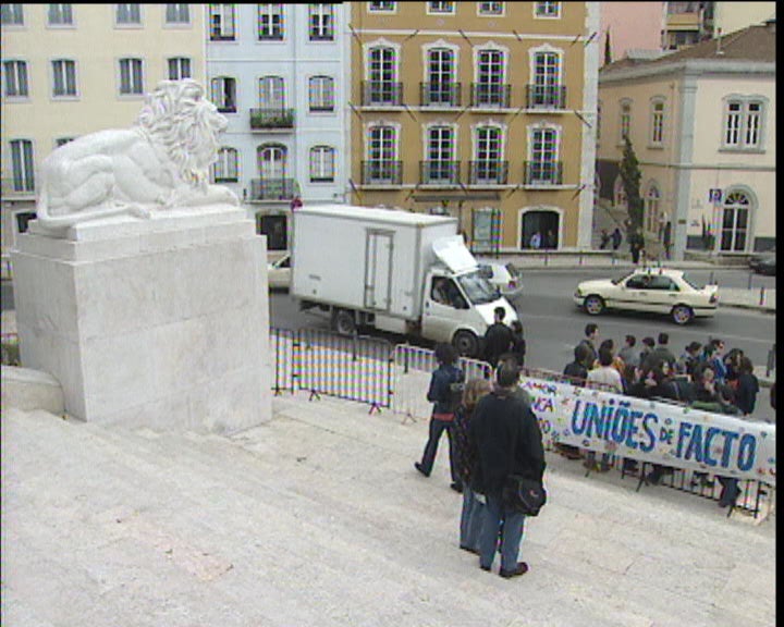 Homossexuais manifestam-se