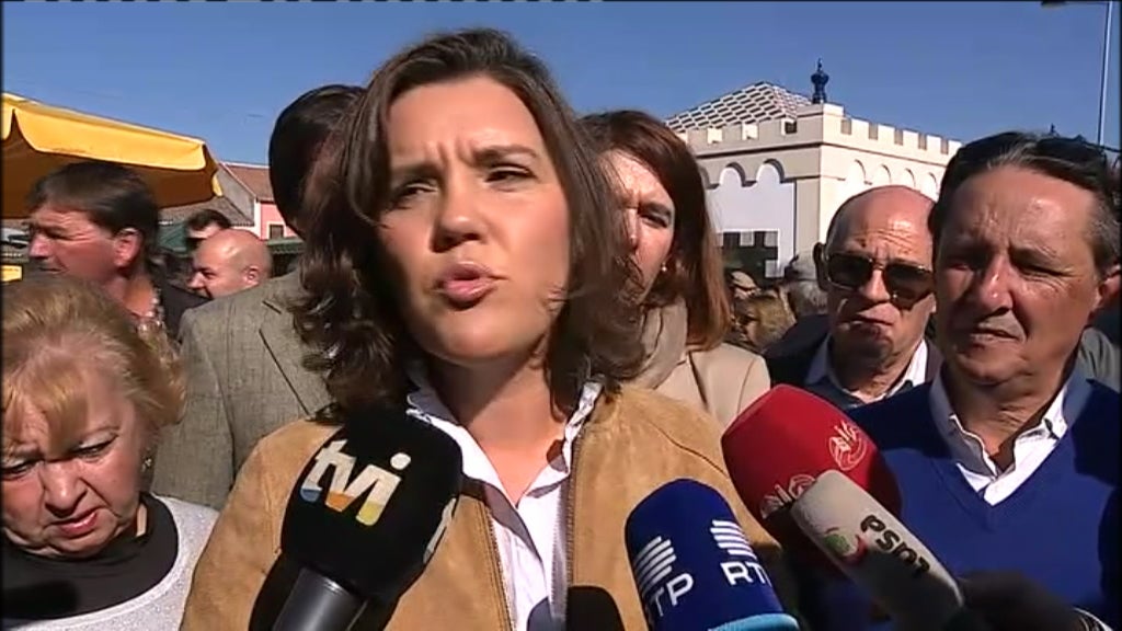 Assunção Cristas na Feira da Golegã