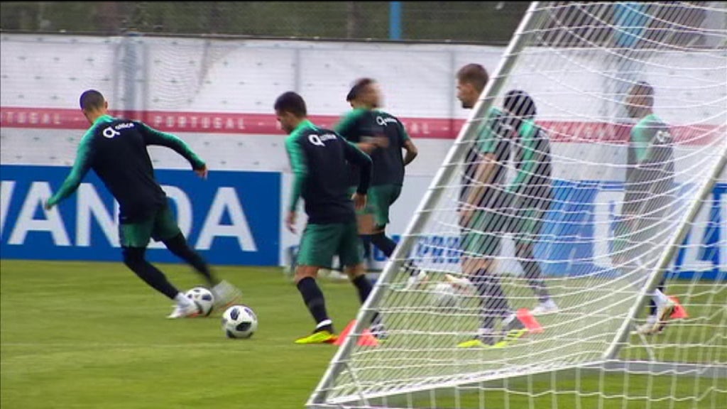 Mundial 2018: treino da Seleção Nacional