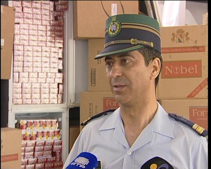Apreensão de tabaco