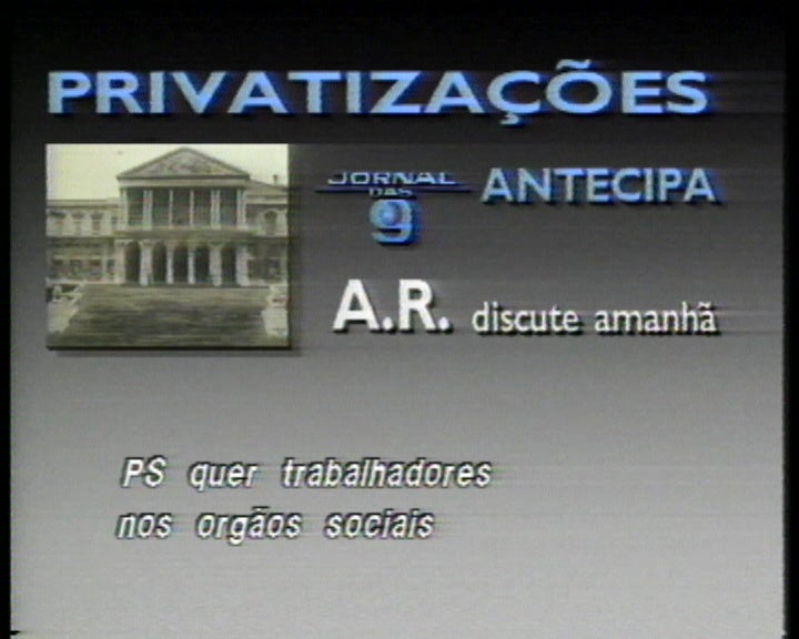 Antevisão do novo projecto de lei das privatizações