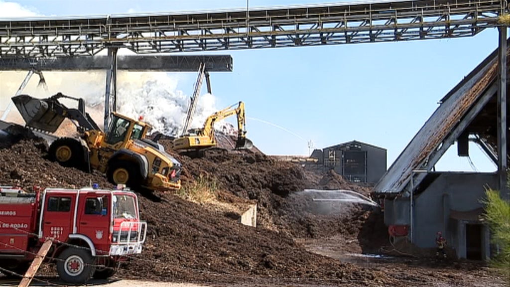 Incêndio na Celtejo