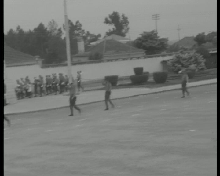 Juramento de bandeira no Regimento de Infantaria nº 7 em Leiria