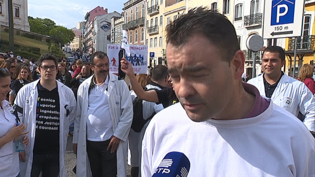 Greve dos técnicos de diagnóstico e terapêutica