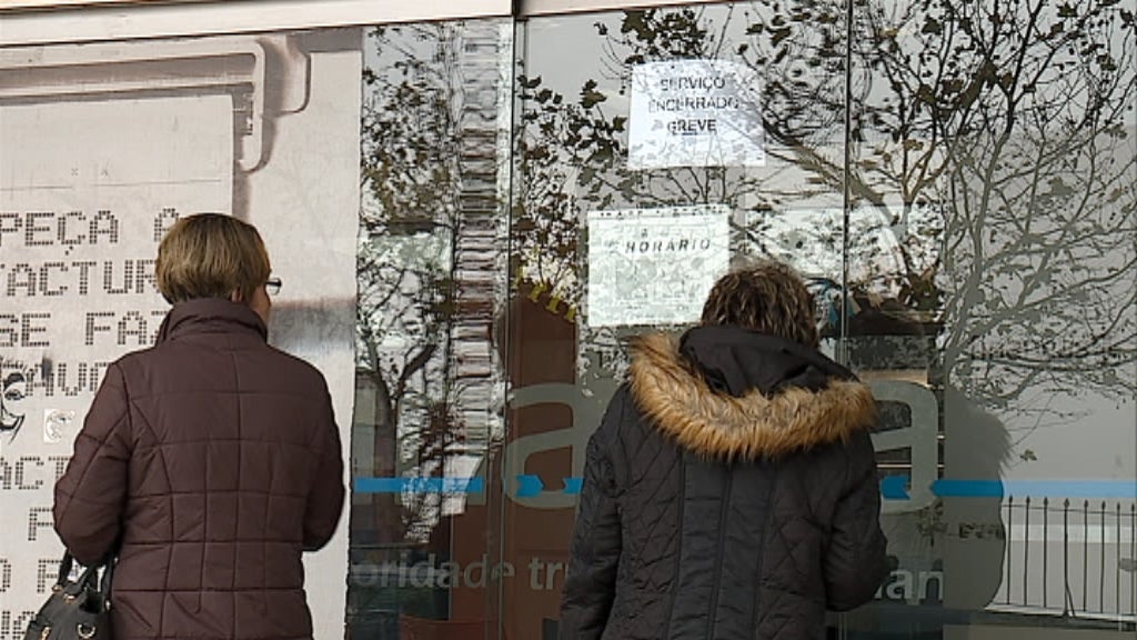 Greve dos trabalhadores das finanças