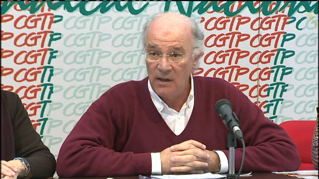 Conferência de imprensa de Arménio Carlos